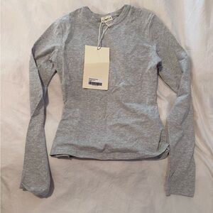 Gray Andola Long Sleeve Women's Top